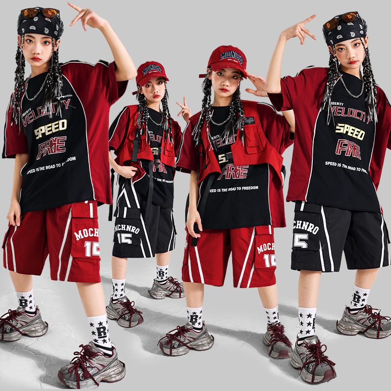 Street Fashion Clothing - Teenage Fashion Hiphop Jazz Dance Costumes