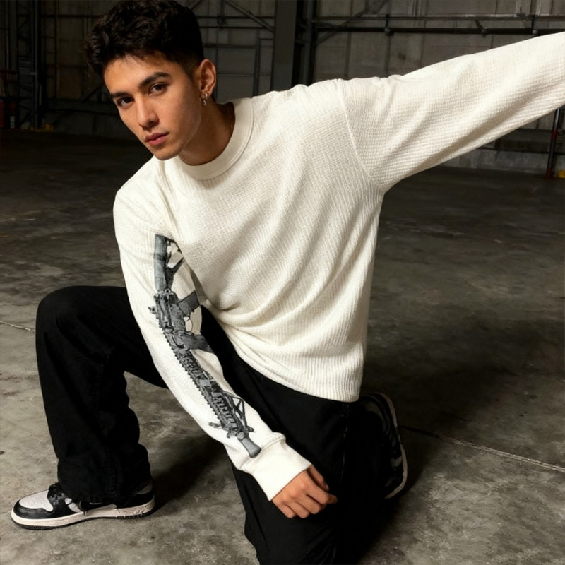 Street Fashion Casual - Y2K retro high street design loose