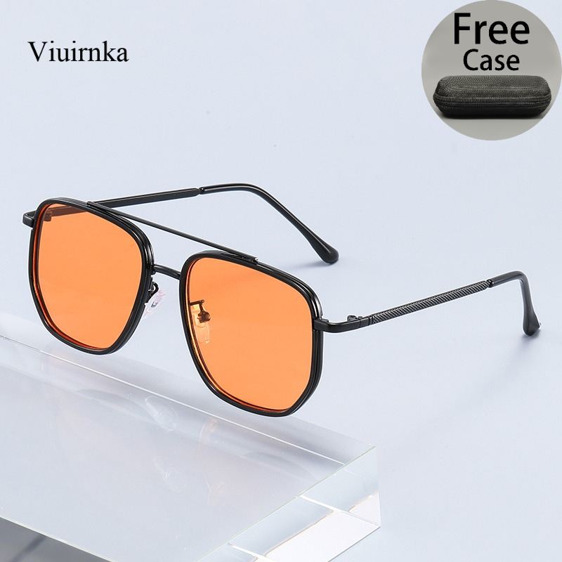 Street Fashion Shoot - UV400 Men'S Sunglasses with Case -