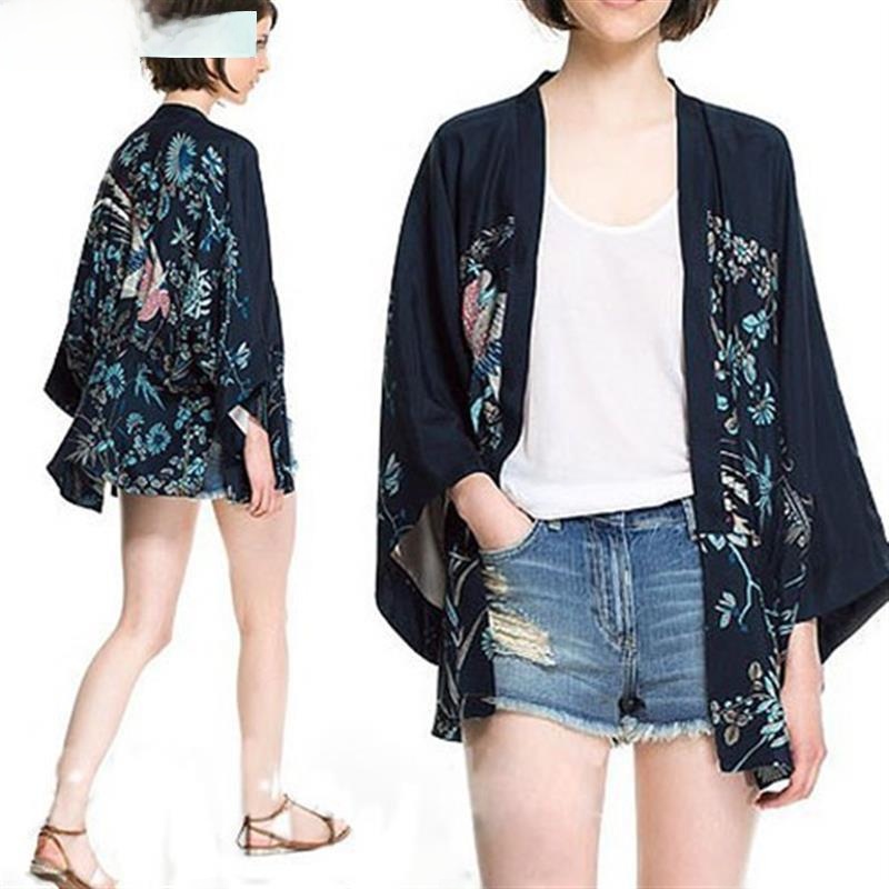 Women's Silk Kimono Cardigan S - Street Fashion Kimono reseña y precio