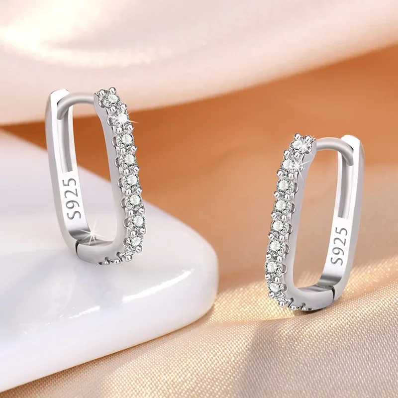 High-quality 925 Sterling Silv - Street Fashion Earrings reseña y precio