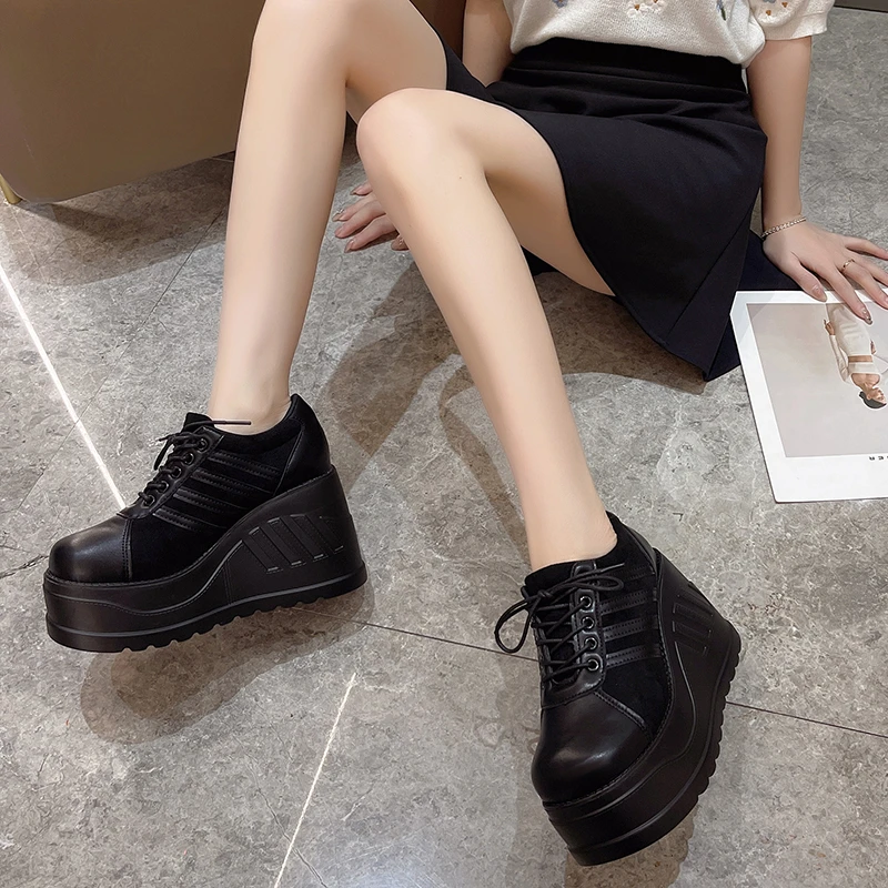 Big Size 35-43 Black Design Fe - Street Fashion Goth reseña y precio