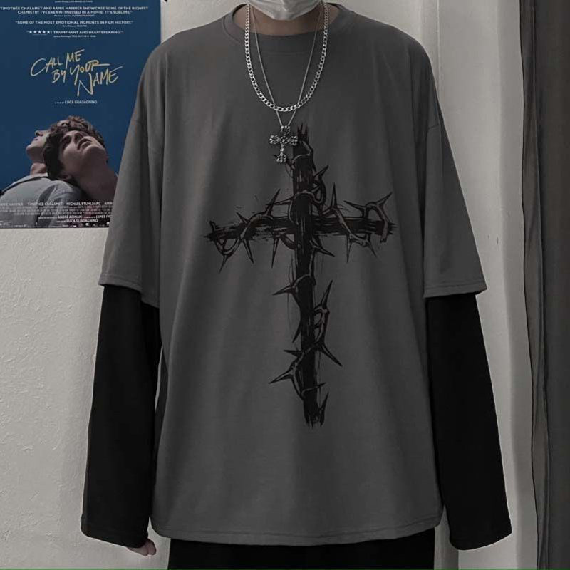 Grunge Clothes Women Long Slee - Street Fashion Goth reseña y precio