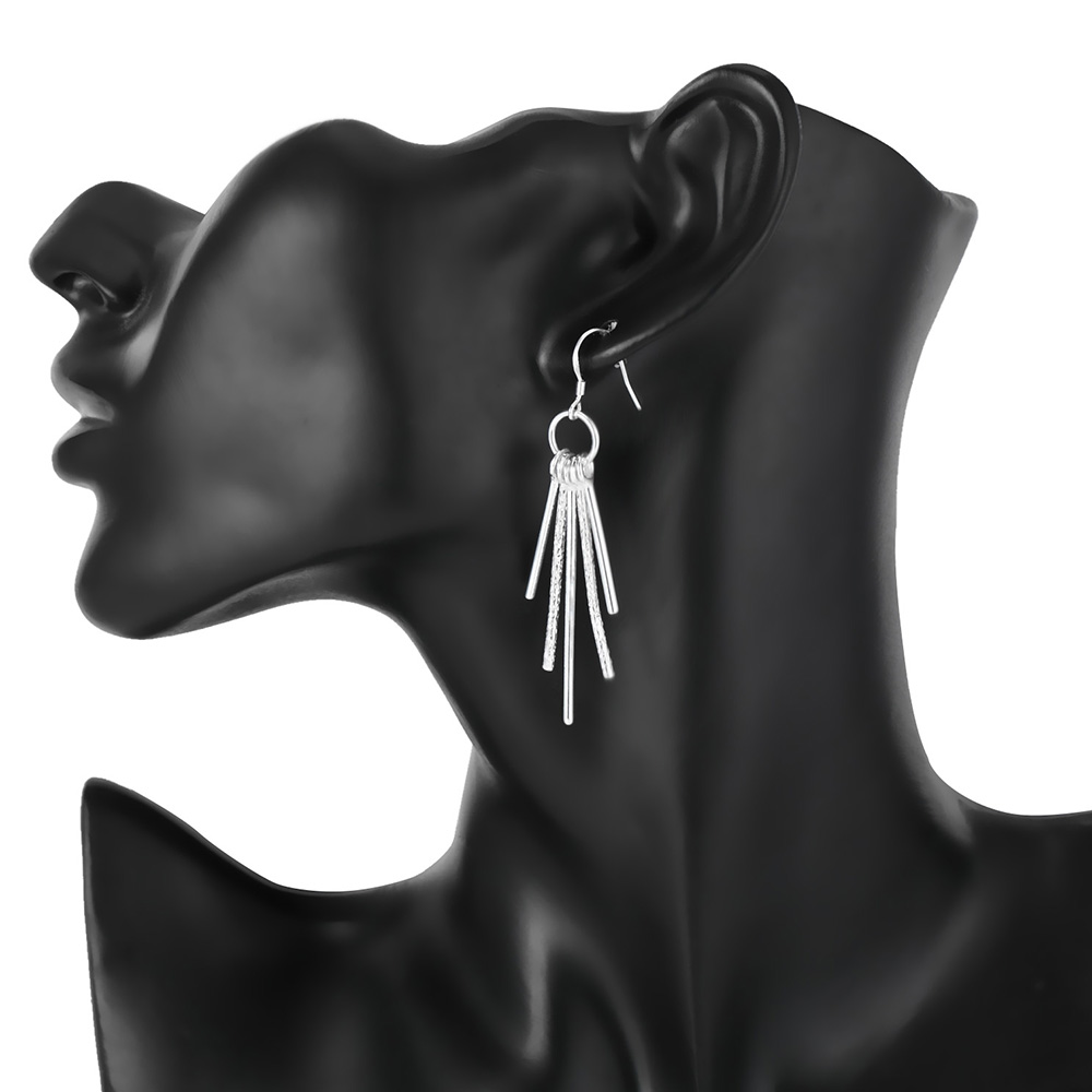 Hot sale 925 Sterling Silver S - Street Fashion Earrings reseña y precio