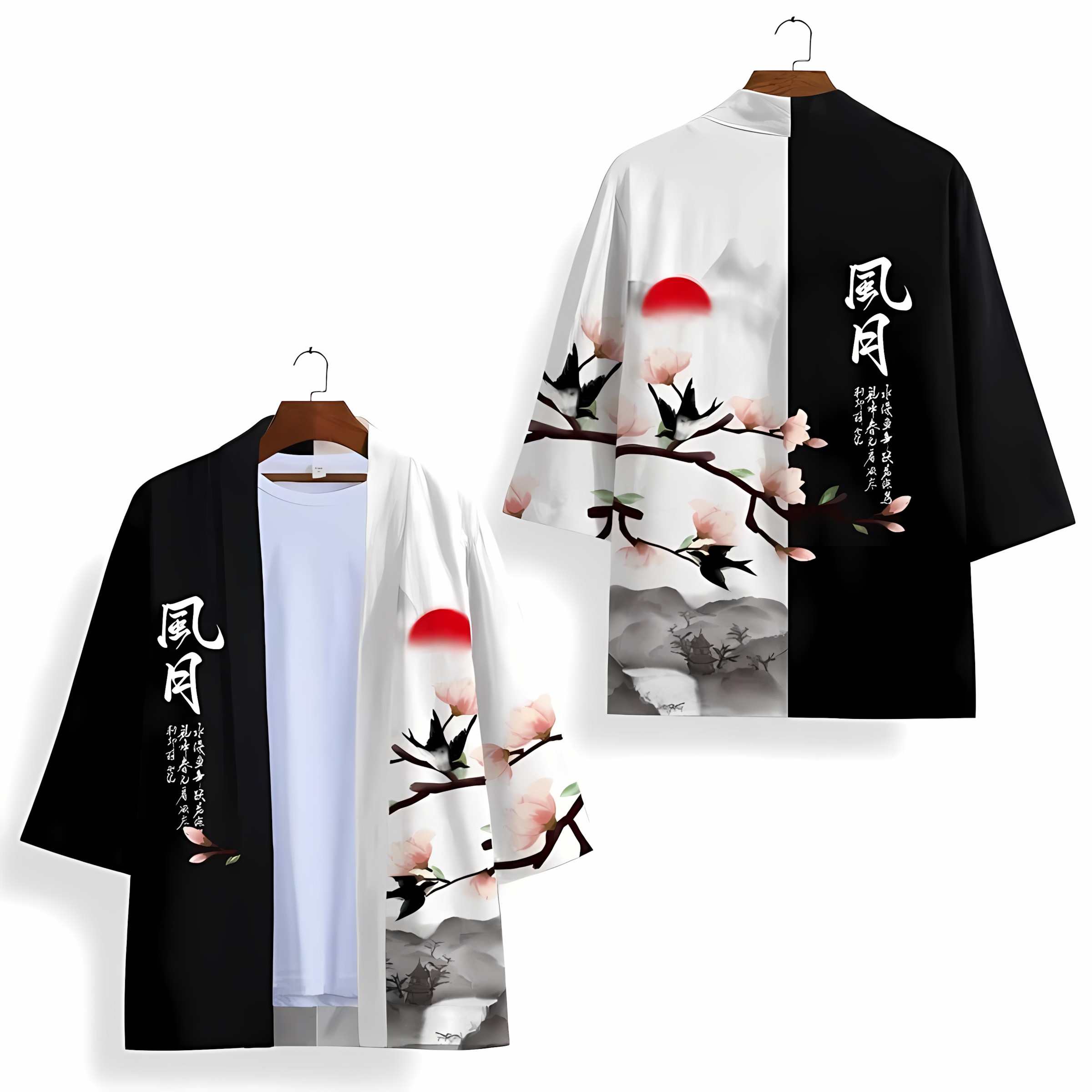 2026 Summer New Men's Kimono w - Street Fashion Kimono reseña y precio