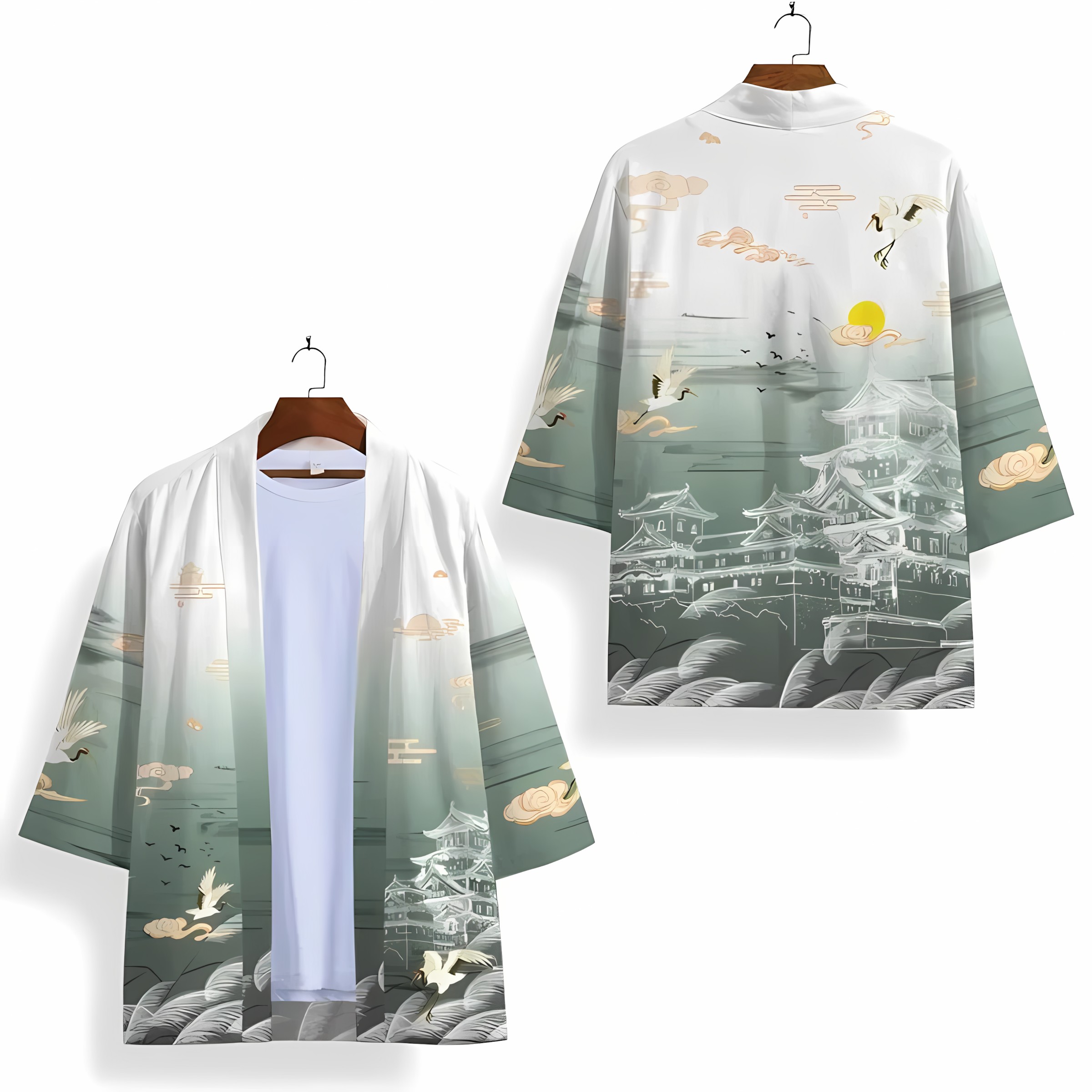 2026 Summer New Men's Kimono w - Street Fashion Kimono reseña y precio