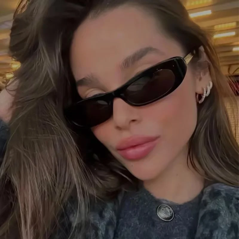 New Retro Oval Frame Sunglasse - Street Fashion Shoot reseña y precio