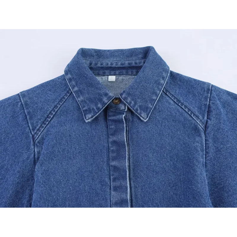 Vintage Denim Shirt for Women  - Street Fashion Kimono reseña y precio