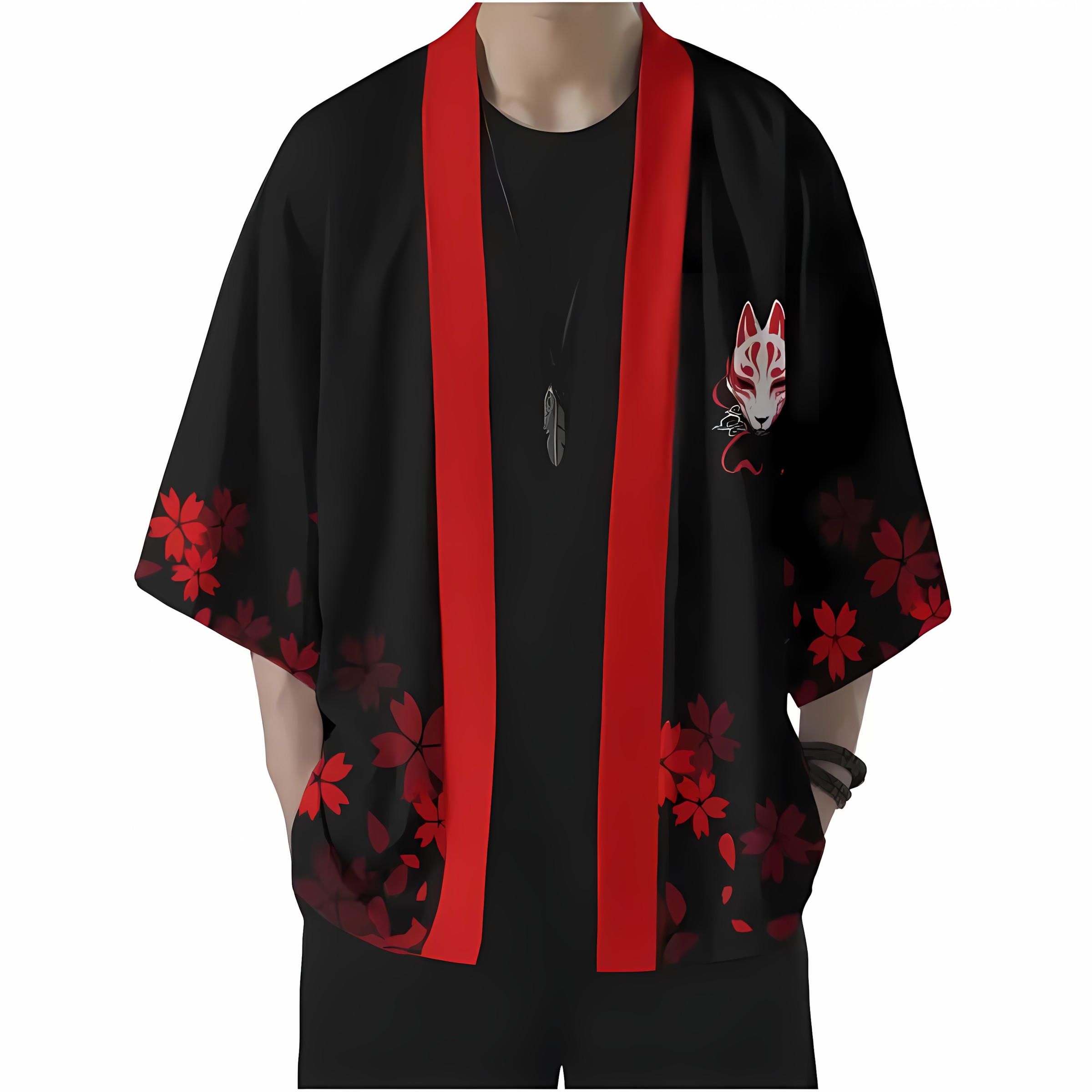 2026 Summer New Style Men's Ki - Street Fashion Kimono reseña y precio