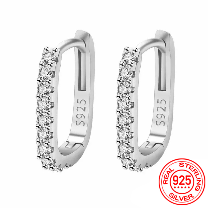 High-quality 925 Sterling Silv - Street Fashion Earrings reseña y precio