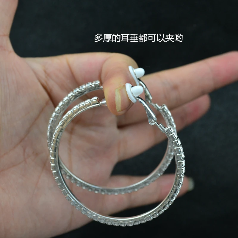 Clip on Earrings for Women No  - Street Fashion Earrings reseña y precio