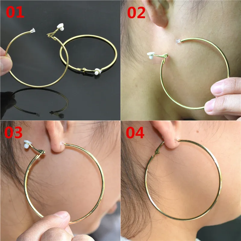 Clip on Earrings for Women No  - Street Fashion Earrings reseña y precio