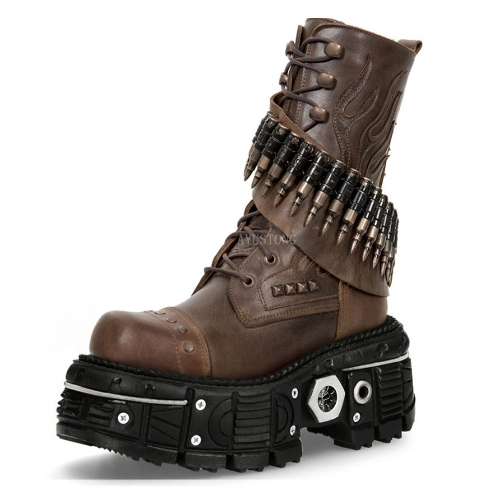 Fashion New Thick Sole Rivet B - Street Fashion Goth reseña y precio