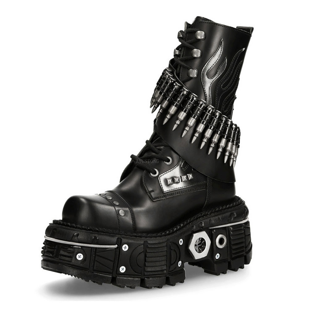 Fashion New Thick Sole Rivet B - Street Fashion Goth reseña y precio