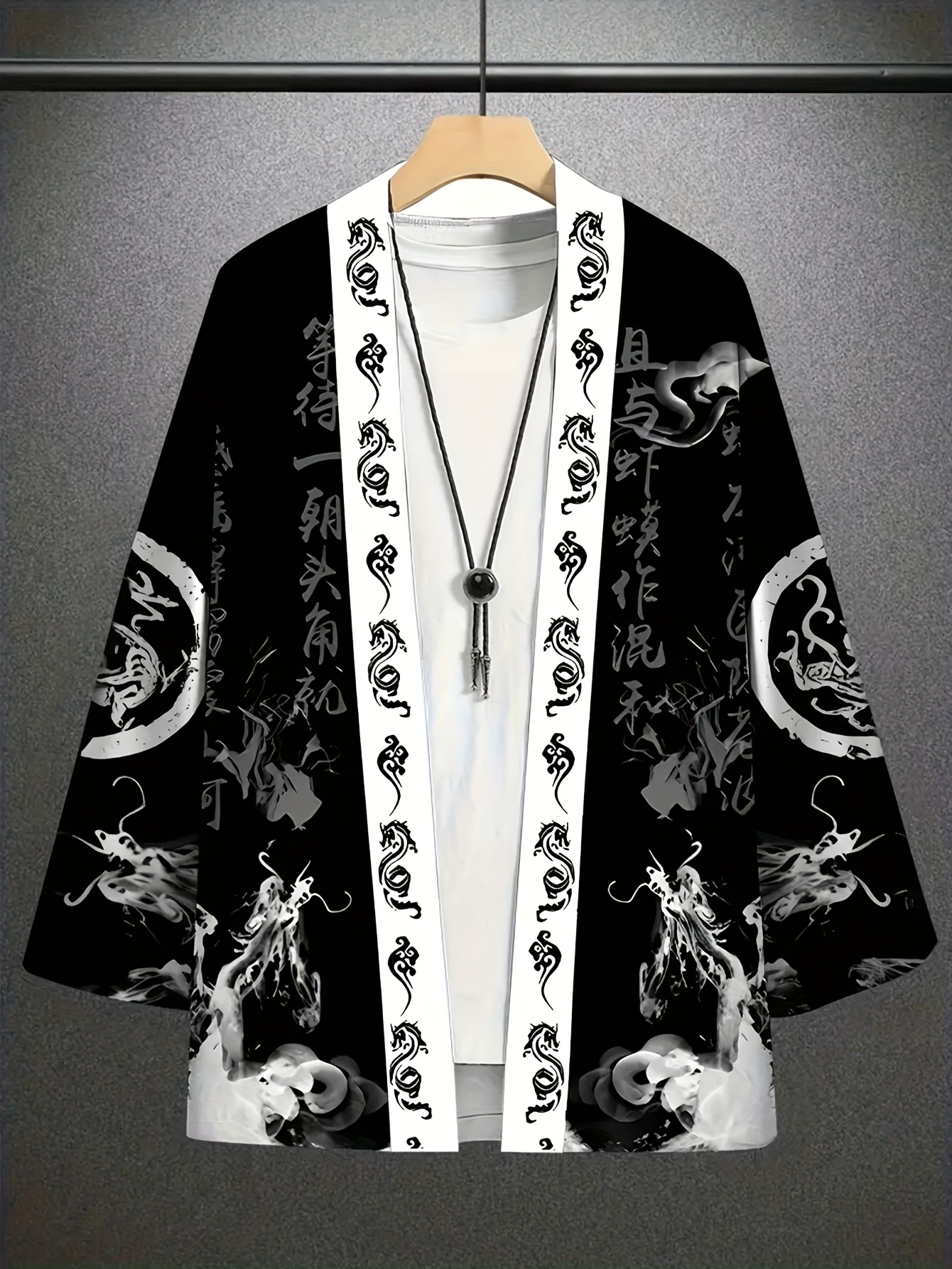 The 2026 summer new men's kimo - Street Fashion Kimono reseña y precio