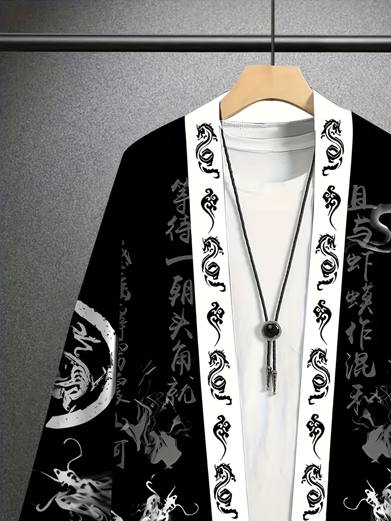 The 2026 summer new men's kimo - Street Fashion Kimono reseña y precio
