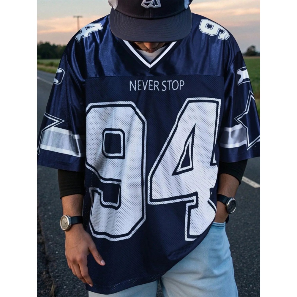 2026 Summer New Men's V-Neck T - Street Fashion Clothing reseña y precio