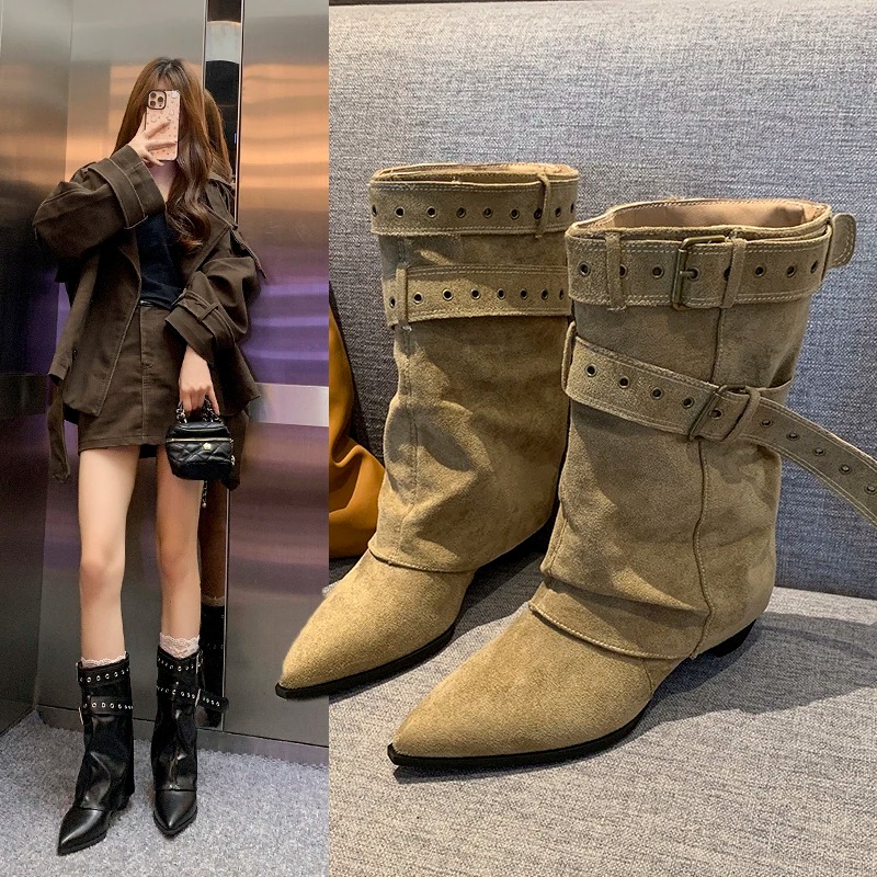 2025 Pointed Toe Women's Winte - Street Fashion Clothing reseña y precio