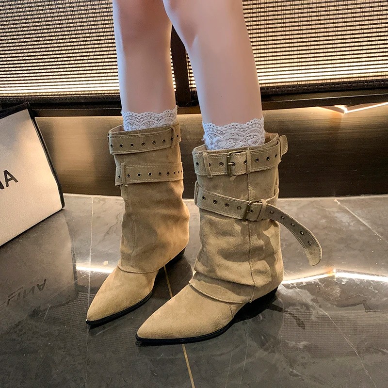 2025 Pointed Toe Women's Winte - Street Fashion Clothing reseña y precio