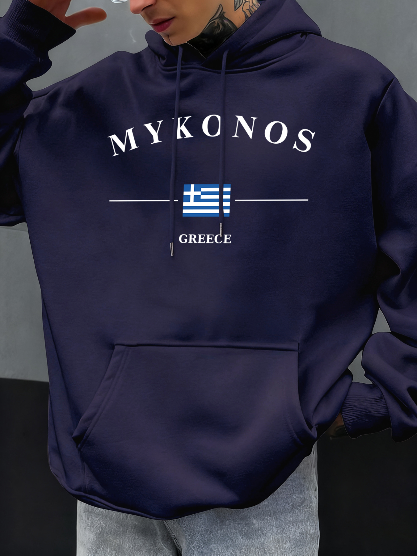 Mykonos Greece Letter And Flag - Street Fashion Greece reseña y precio