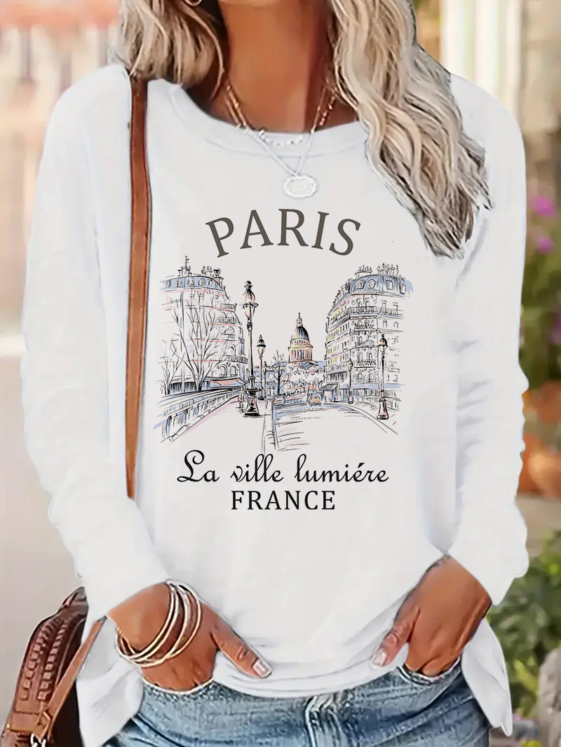 2025 Fashion Paris Letter Prin - Street Fashion Paris 2025 reseña y precio