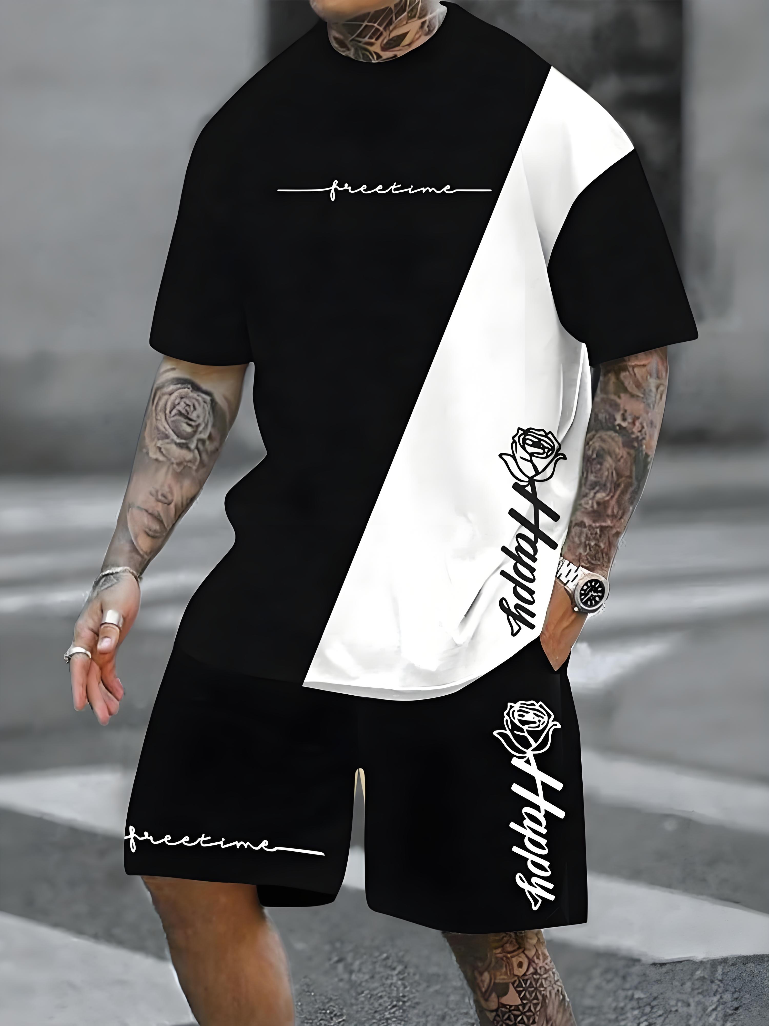 New Plus Size Men's T-shirt An - Street Fashion Clothing reseña y precio