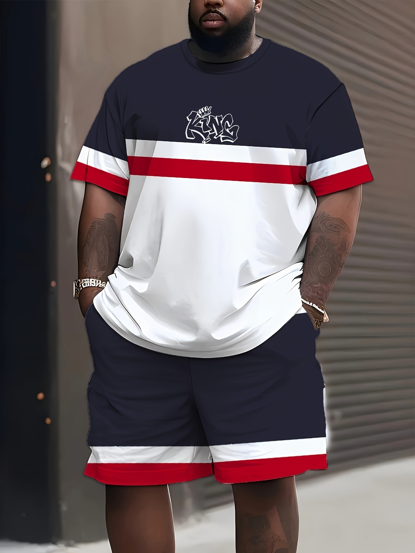 New Plus Size Men's T-shirt An - Street Fashion Clothing reseña y precio