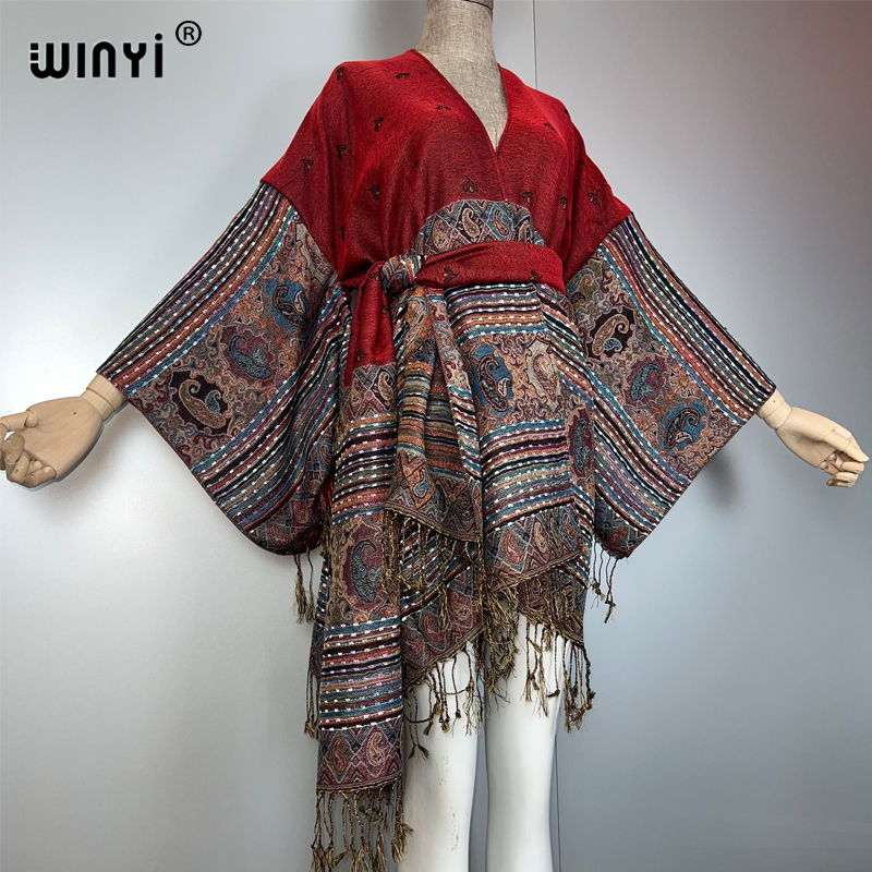 WINYI kimono maxi coat Africa  - Street Fashion Kimono reseña y precio
