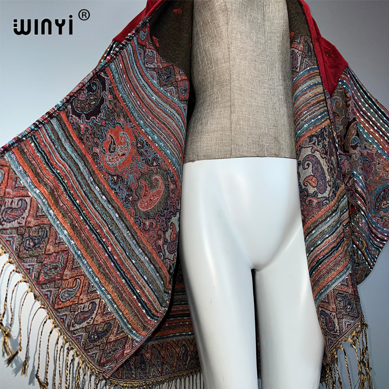 WINYI kimono maxi coat Africa  - Street Fashion Kimono reseña y precio