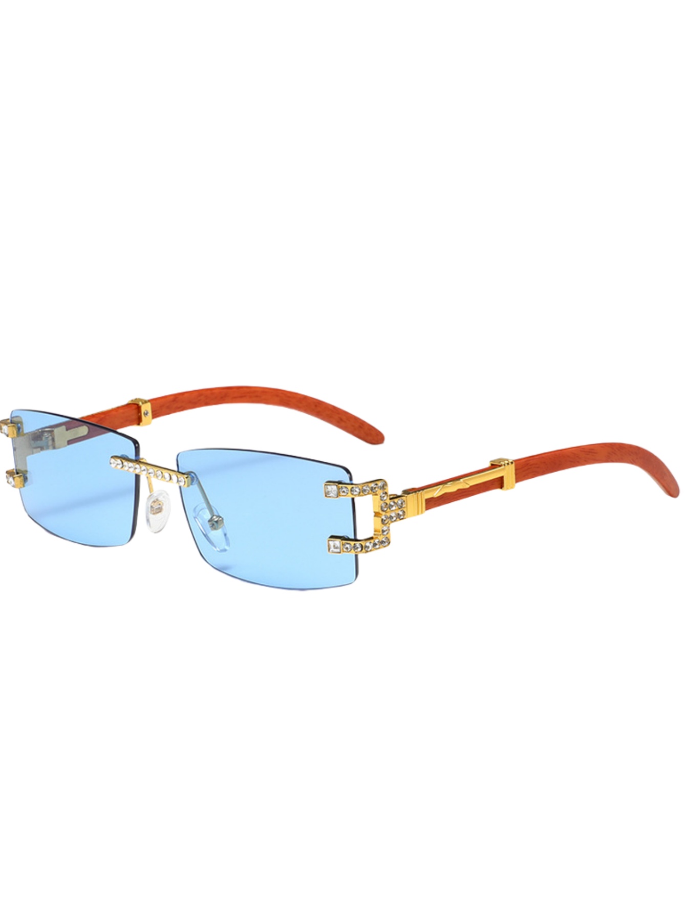 Wood leg retro fashion sunglas - Street Fashion Shoot reseña y precio