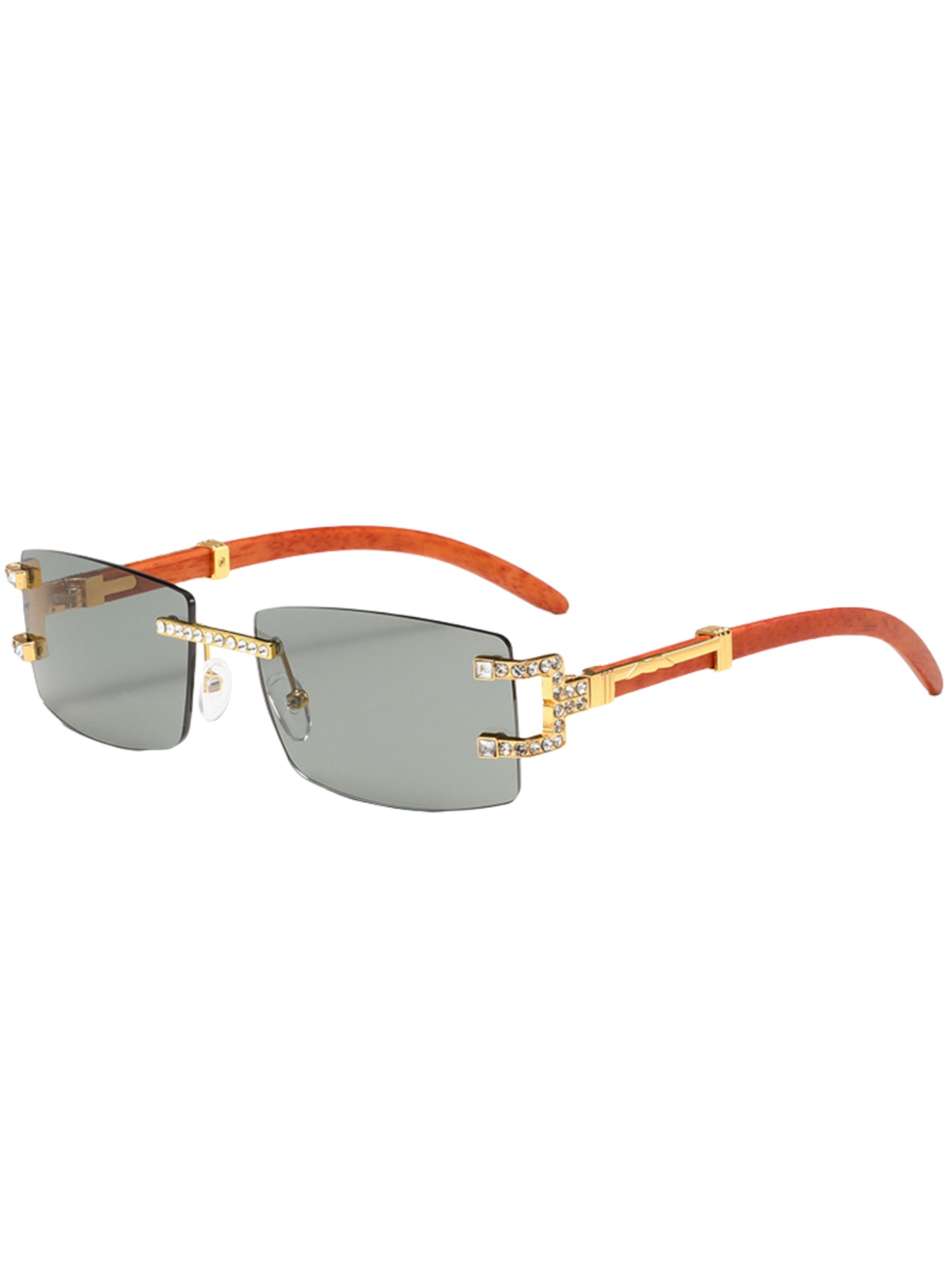 Wood leg retro fashion sunglas - Street Fashion Shoot reseña y precio