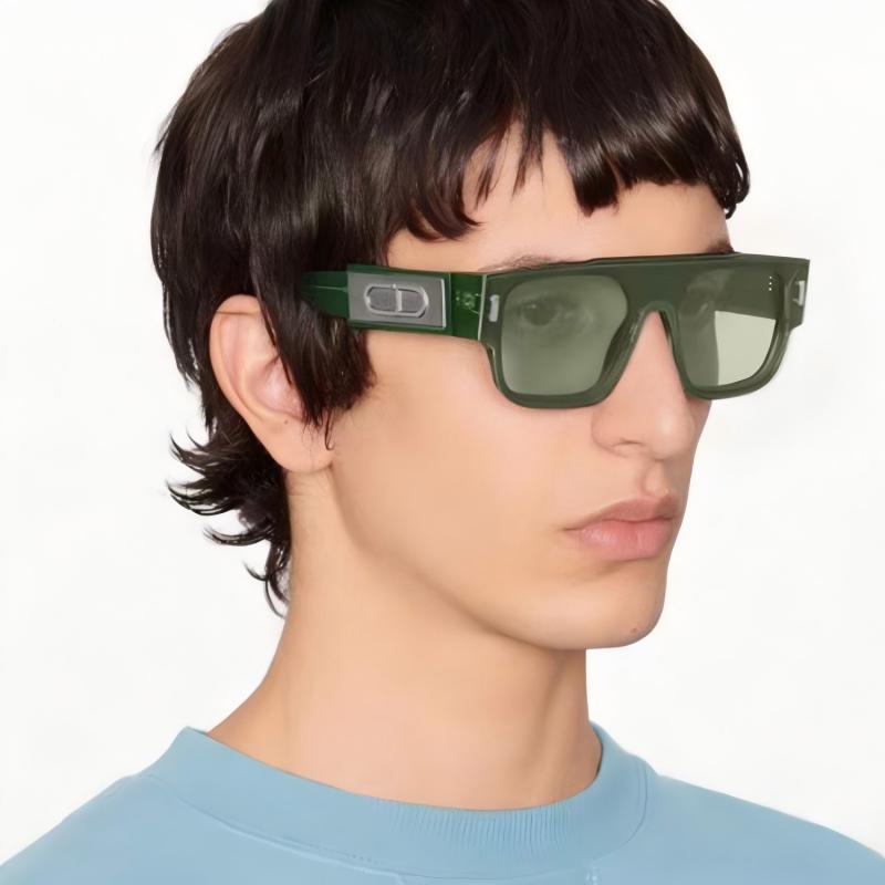Trendy green square frame sung - Street Fashion Shoot reseña y precio