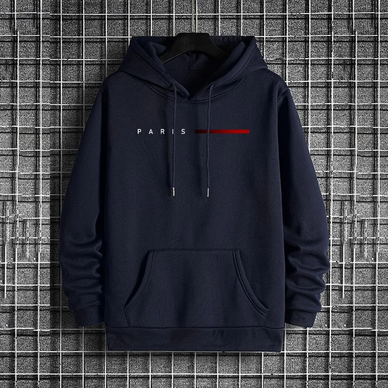 Trendy Mens Hooded Sweatshirt  - Street Fashion Paris 2025 reseña y precio