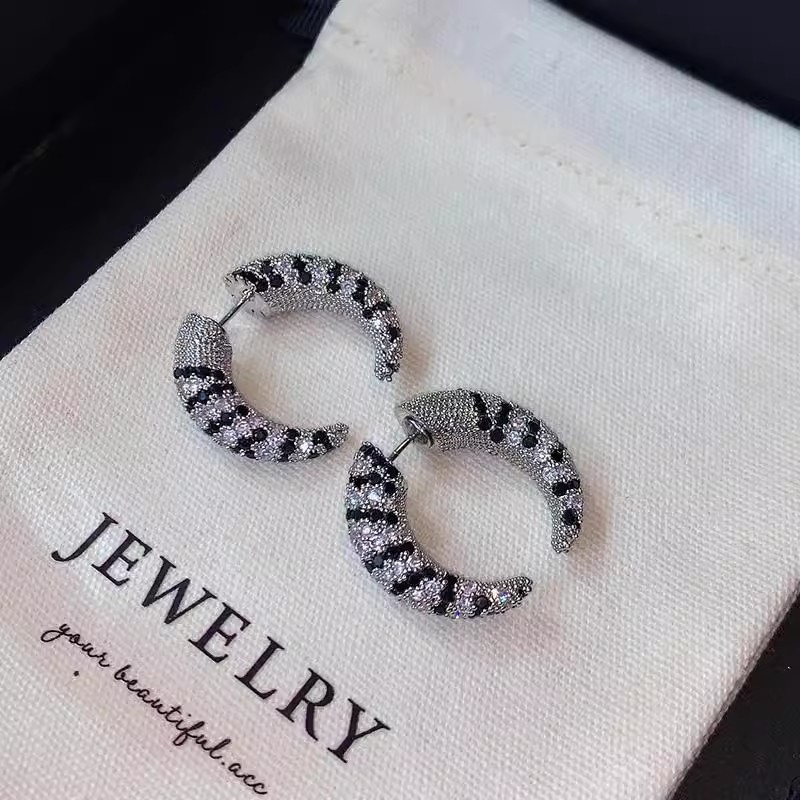 Vintage Front Rear Zircon Horn - Street Fashion Earrings reseña y precio
