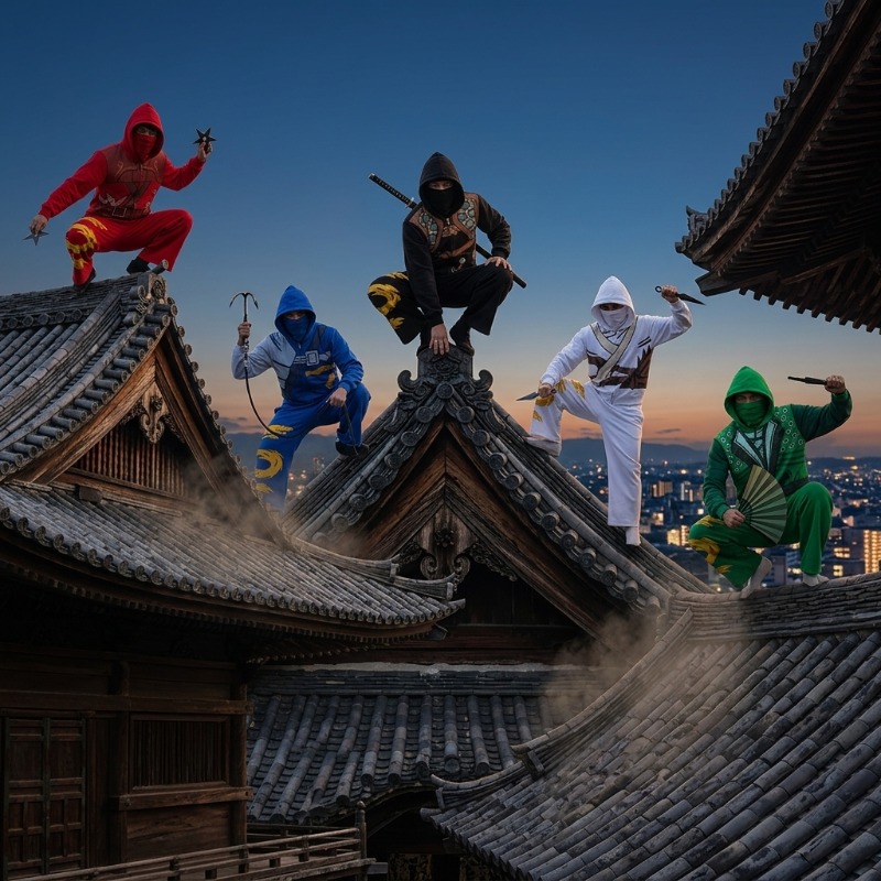 Ninja Warrior Armor Hoodie Set - Street Fashion Casual reseña y precio