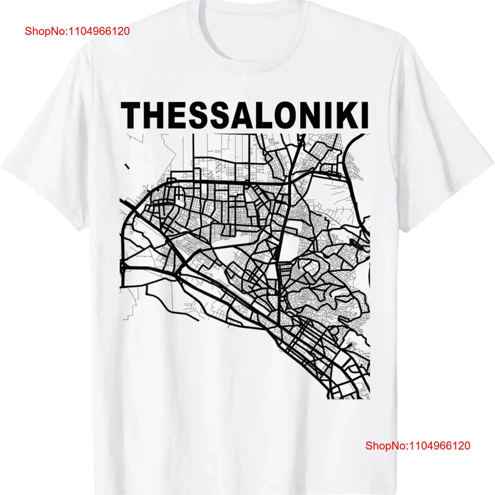 Thessaloniki City Street Map G - Street Fashion Greece reseña y precio