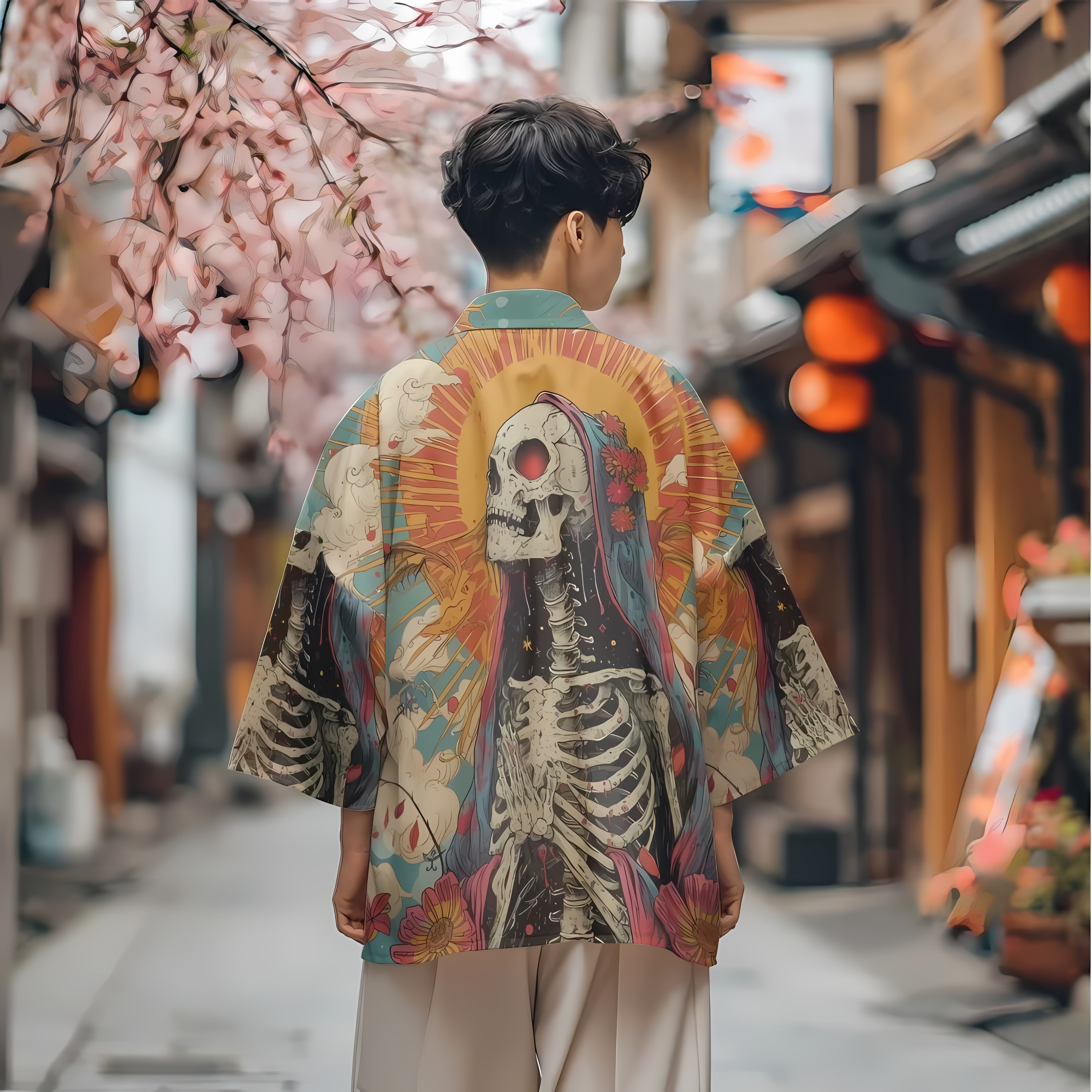 2026 Summer New Men's Kimono w - Street Fashion Kimono reseña y precio