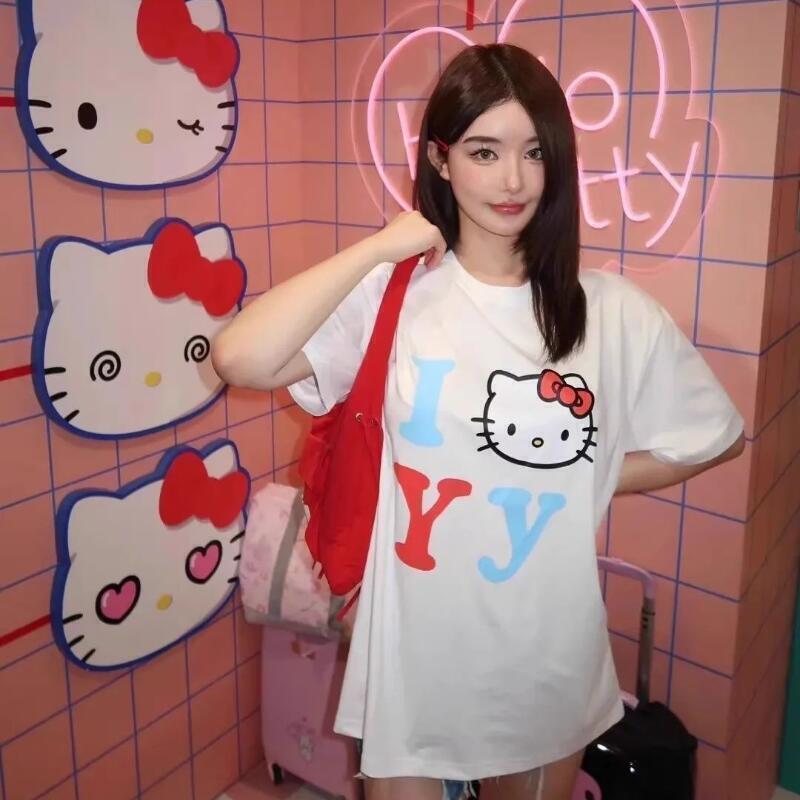 Short-Sleeved Sanrio Summer Pu - Street Fashion Casual reseña y precio