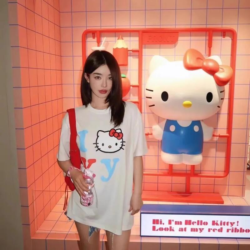 Short-Sleeved Sanrio Summer Pu - Street Fashion Casual reseña y precio