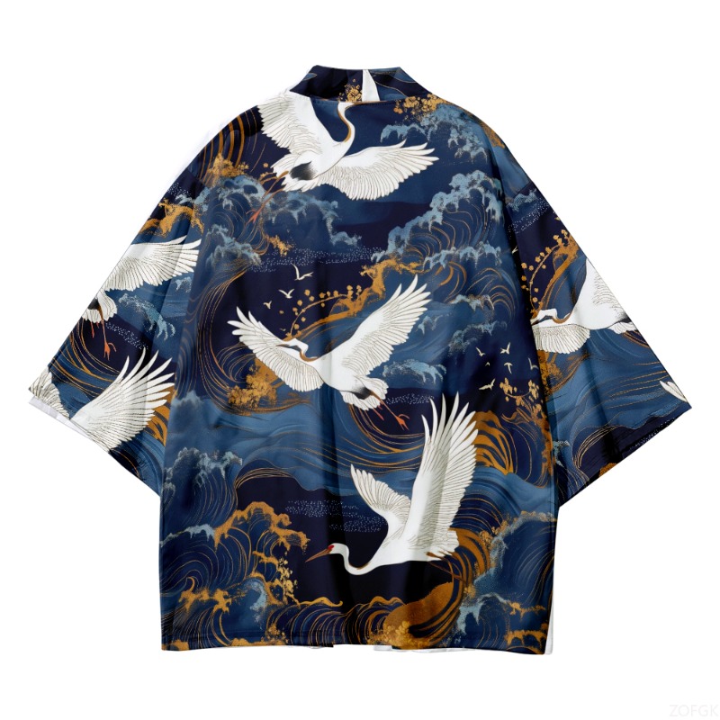 Summer Beach Fashion Crane Wav - Street Fashion Kimono reseña y precio