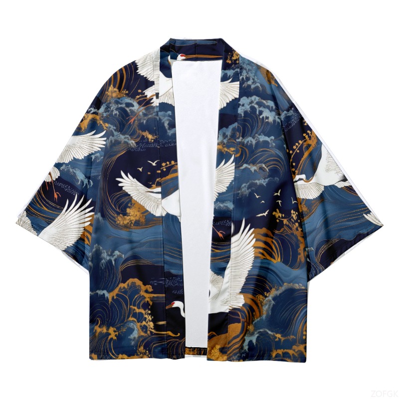 Summer Beach Fashion Crane Wav - Street Fashion Kimono reseña y precio