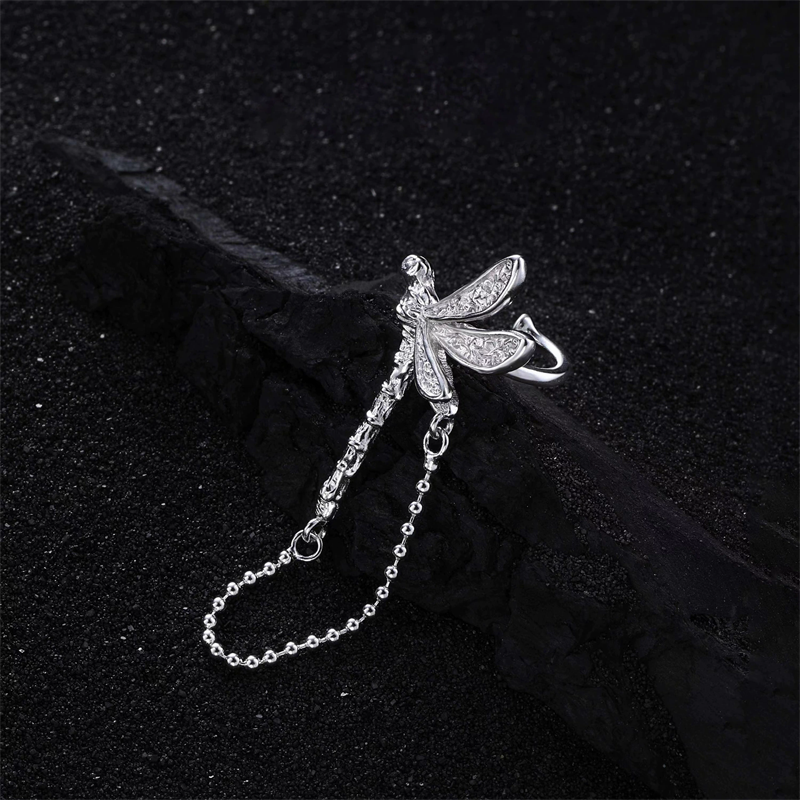 XIYANIKE Dragonfly Chain Tasse - Street Fashion Earrings reseña y precio