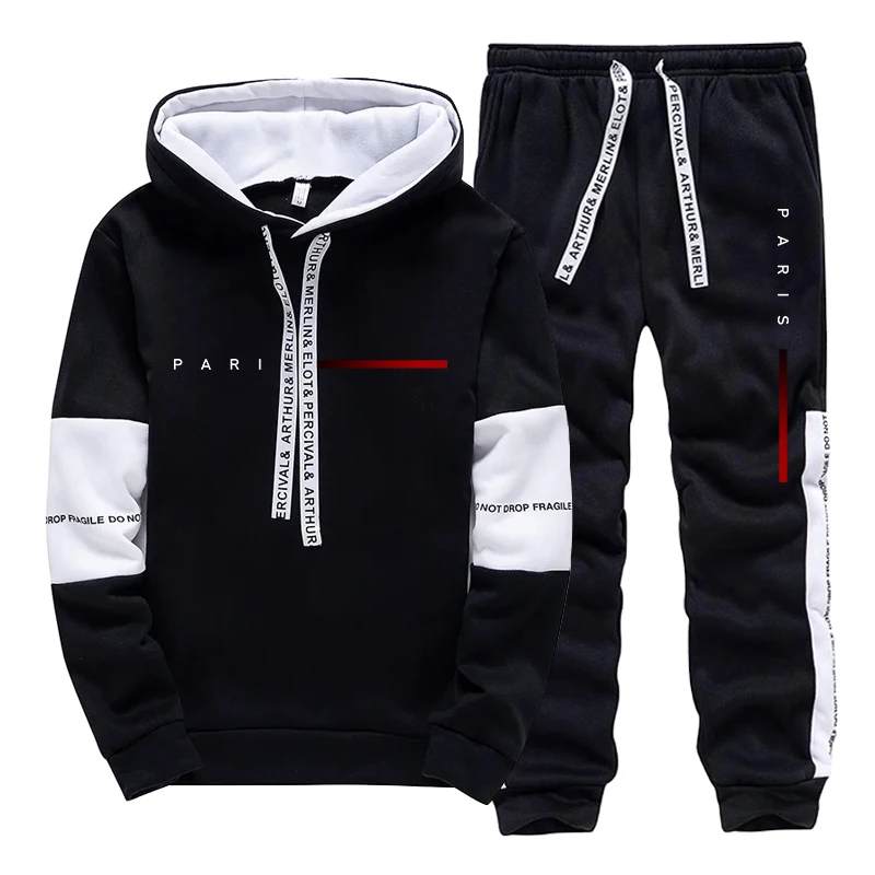 Men's Set Paris Fashion Hoodie - Street Fashion Casual reseña y precio