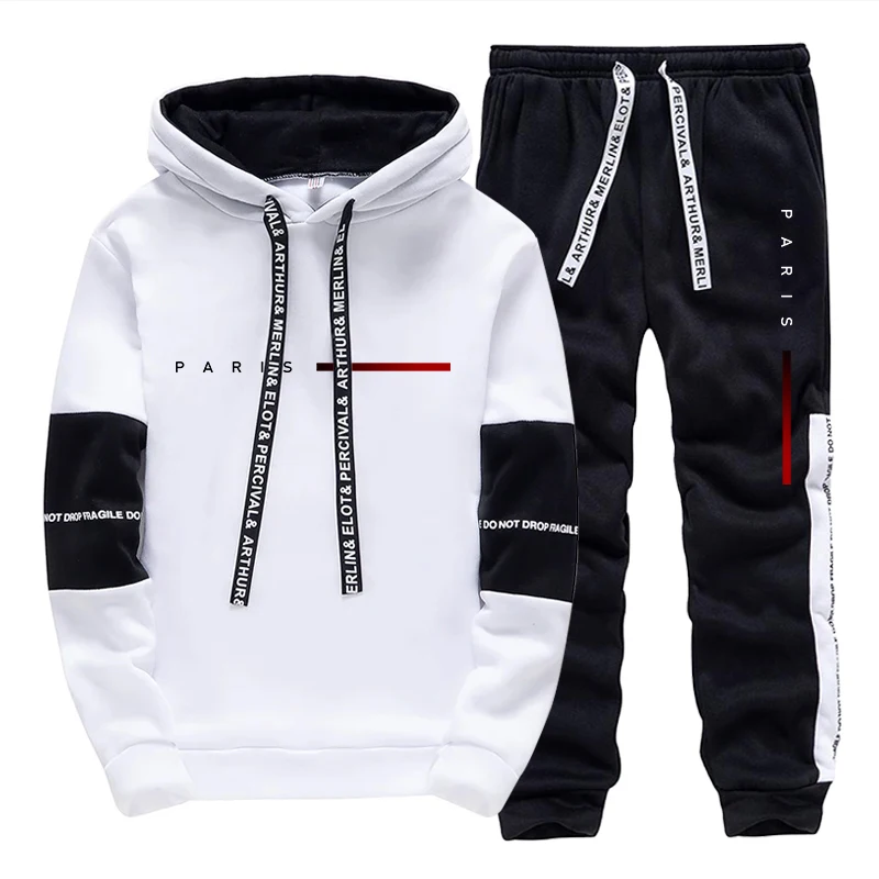 Men's Set Paris Fashion Hoodie - Street Fashion Casual reseña y precio