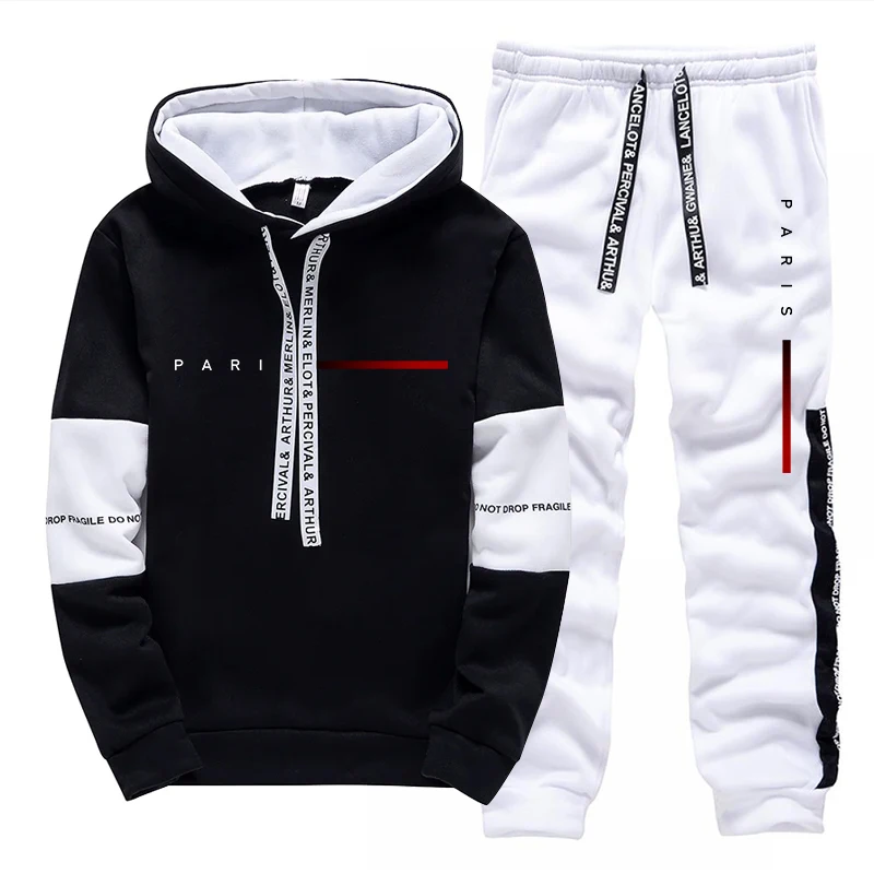 Men's Set Paris Fashion Hoodie - Street Fashion Casual reseña y precio