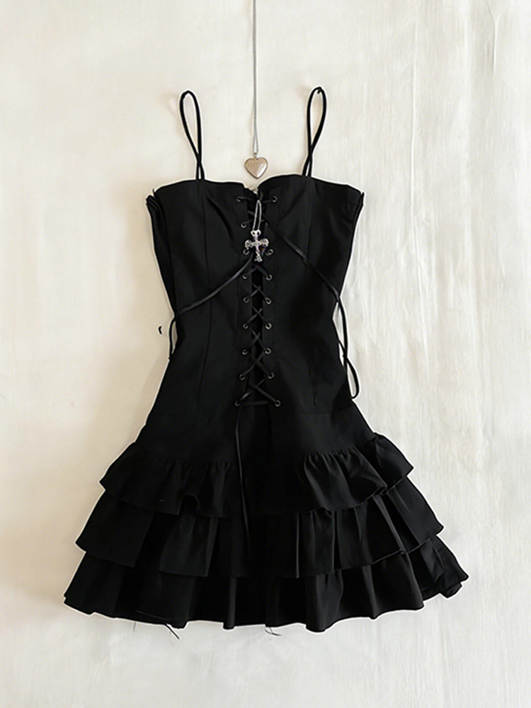 Goth Dresses Sexy Y2k 2000s Vi - Street Fashion Goth reseña y precio