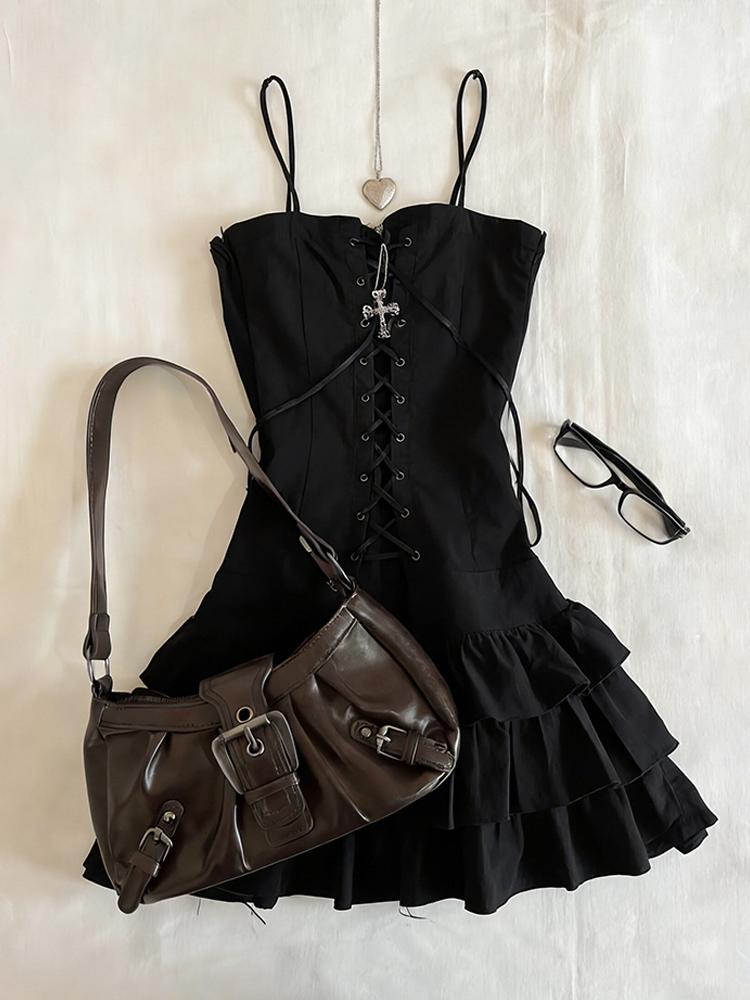 Goth Dresses Sexy Y2k 2000s Vi - Street Fashion Goth reseña y precio