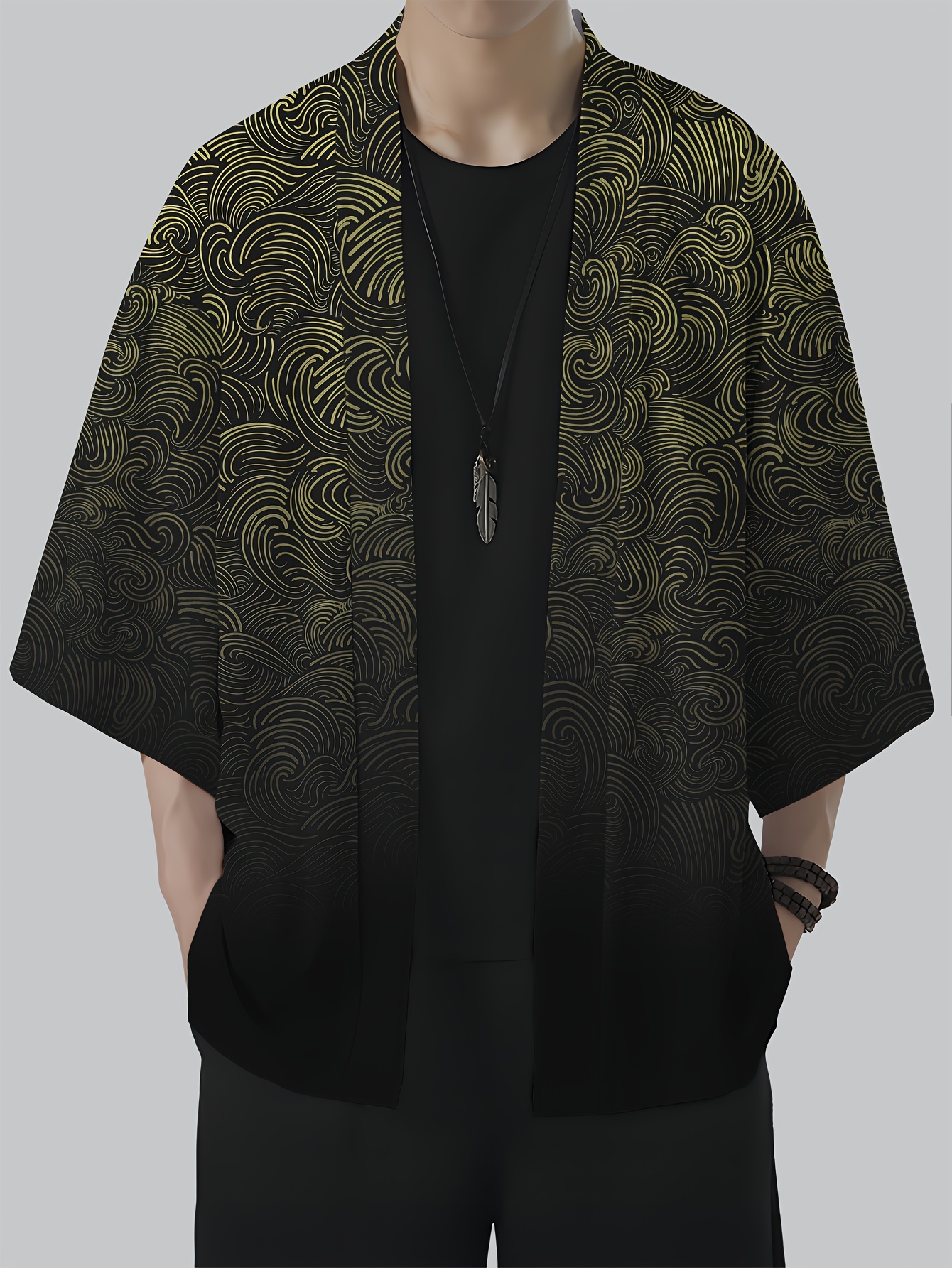 2026 Summer New Men's Kimono 3 - Street Fashion Kimono reseña y precio