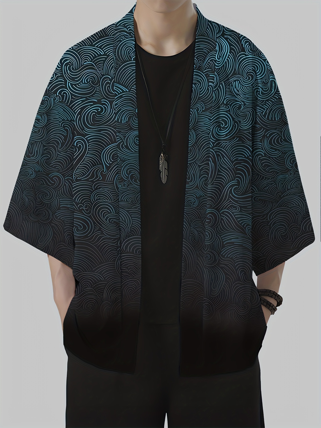 2026 Summer New Men's Kimono 3 - Street Fashion Kimono reseña y precio