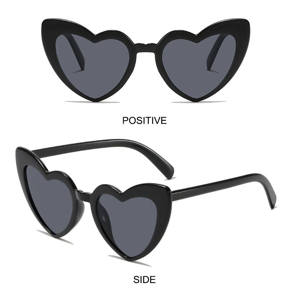 Heart-Shaped Sunglasses Vintag - Street Fashion Shoot reseña y precio